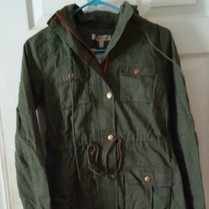 Olive Cargo Jacket